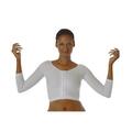 Rainey BL Long Sleeve Bolero, 2XL - White Rainey-BL-XXL-WHT